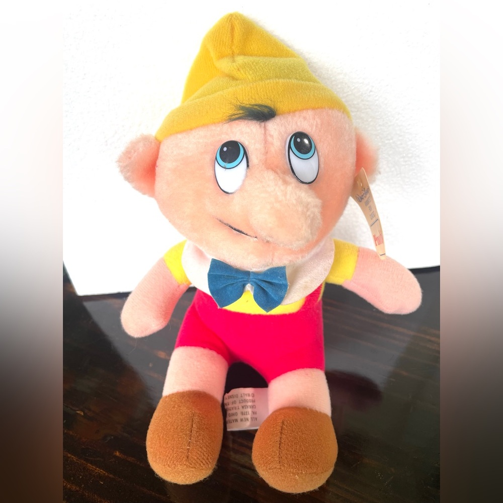 Vintage Pinocchio Plush - Walt Disney's Animated Film Classic Ships Fast!